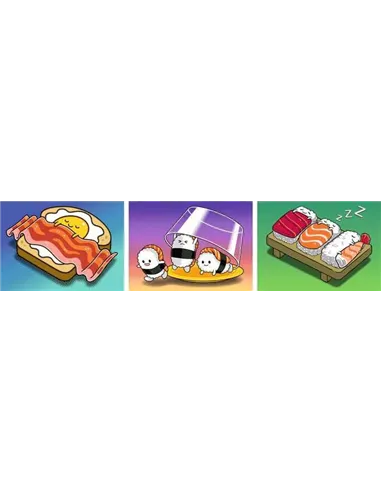 Puzzles Adultes 3x100 pièces - Repas kawaii