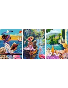 Puzzles Adultes 3x100 pièces - Voyage du chien 2