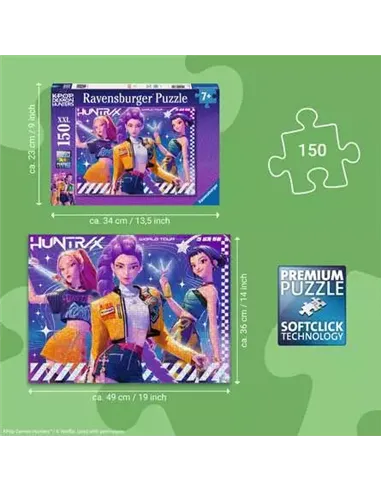 Puzzle Enfants 150 XXL pièces - KPop Demon Hunters - La tournée mondiale / KPop Demon Hunters