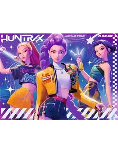 Puzzle Enfants 150 XXL pièces - KPop Demon Hunters - La tournée mondiale / KPop Demon Hunters 2