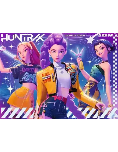 Puzzle Enfants 150 XXL pièces - KPop Demon Hunters - La tournée mondiale / KPop Demon Hunters
