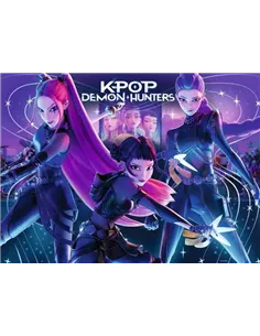 Puzzles 300 XXL pièces - KPop Demon Hunters - Le trio KPop Demon Hunters 2