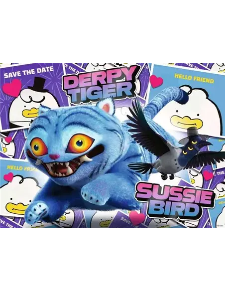 Puzzle Enfants 100 XXL pièces - KPop Demon Hunters - Le duo Derpy et Sussie / KPop Demon Hunters