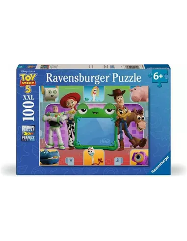 Puzzle Enfants 100 XXL pièces - Disney / Pixar Toy Story - Au même niveau / Toy Story 5