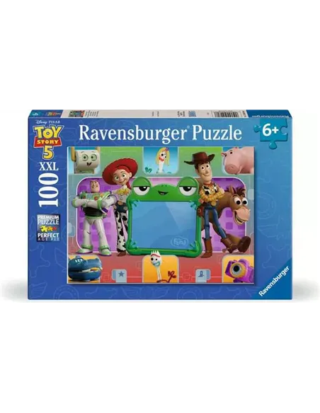 Puzzle Enfants 100 XXL pièces - Disney / Pixar Toy Story - Au même niveau / Toy Story 5