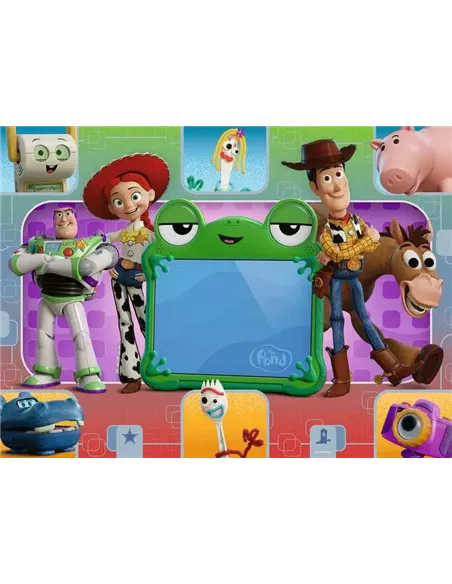 Puzzle Enfants 100 XXL pièces - Disney / Pixar Toy Story - Au même niveau / Toy Story 5
