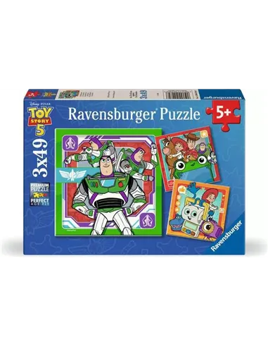 Puzzles Enfants 3x49 pièces - Disney / Pixar Toy Story - En mission