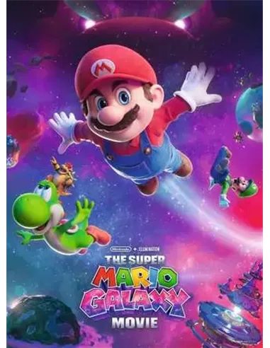 Puzzle Enfants 300 XXL pièces - Super Mario Galaxy Movie - Les nouvelles aventures de Super Mario