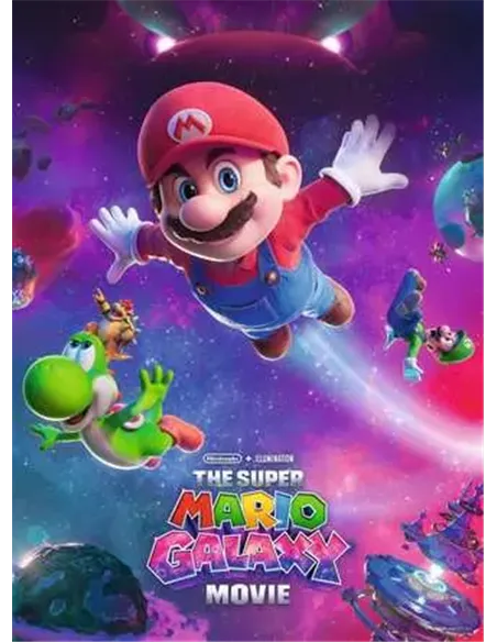 Puzzle Enfants 300 XXL pièces - Super Mario Galaxy Movie - Les nouvelles aventures de Super Mario