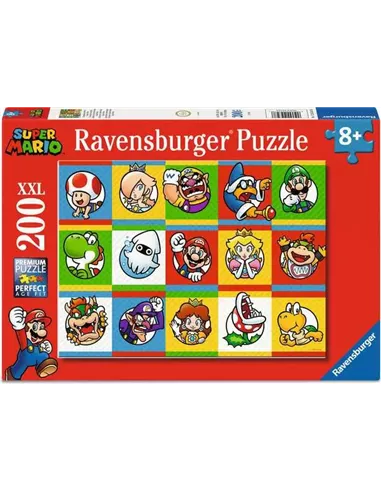 Puzzle Enfants 200 XXL pièces - Nintendo Super Mario - Collection de personnages