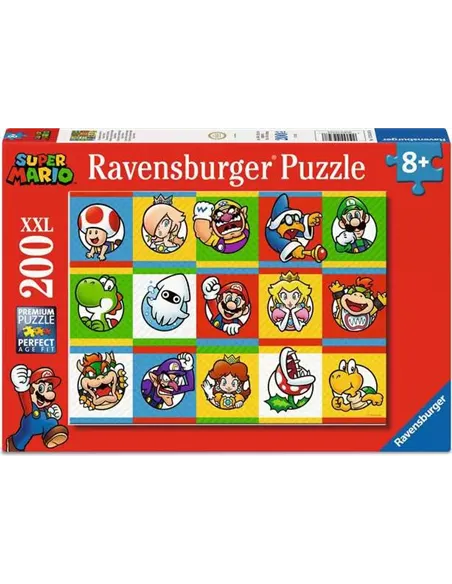 Puzzle Enfants 200 XXL pièces - Nintendo Super Mario - Collection de personnages