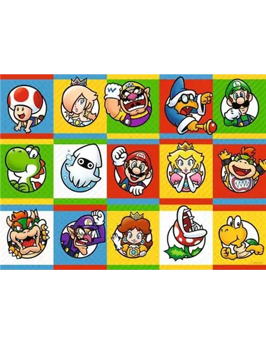 Puzzle Enfants 200 XXL pièces - Nintendo Super Mario - Collection de personnages