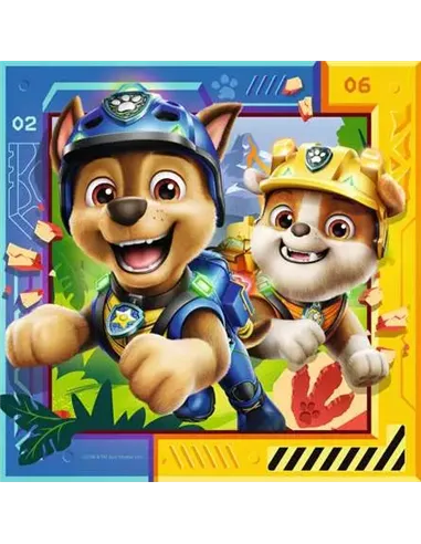 Puzzles Enfants 3x49 pièces - Pattes, Griffes et Rugissements !