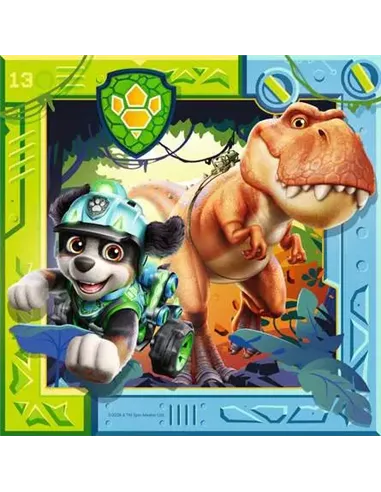 Puzzles Enfants 3x49 pièces - Pattes, Griffes et Rugissements !