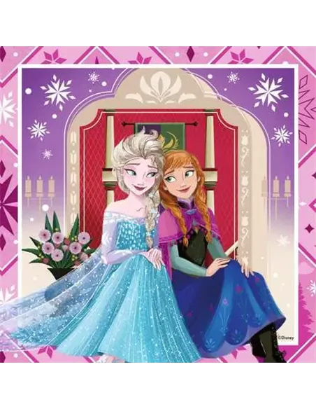 Puzzles Enfants 3x49 pièces - Disney La Reine des Neiges - Ensemble pour toujours