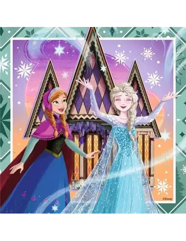 Puzzles Enfants 3x49 pièces - Disney La Reine des Neiges - Ensemble pour toujours