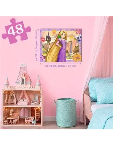 Puzzle Enfants 48 pièces - Disney Princesses - Princesse Raiponce