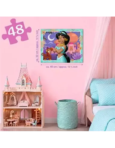 Puzzle Enfants 48 pièces - Disney Princesses - Princesse Jasmine
