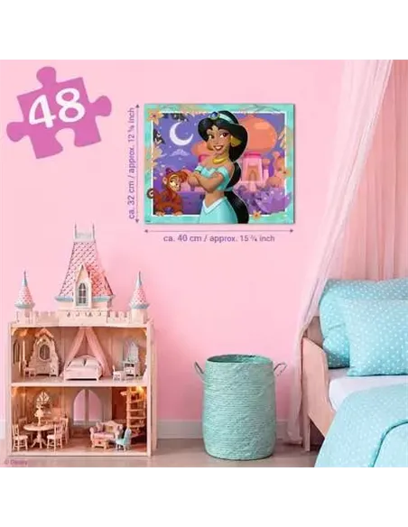 Puzzle Enfants 48 pièces - Disney Princesses - Princesse Jasmine