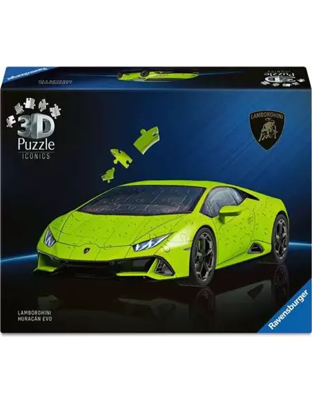 Puzzle 3D 108 pièces - Lamborghini Huracán EVO - Edition verte