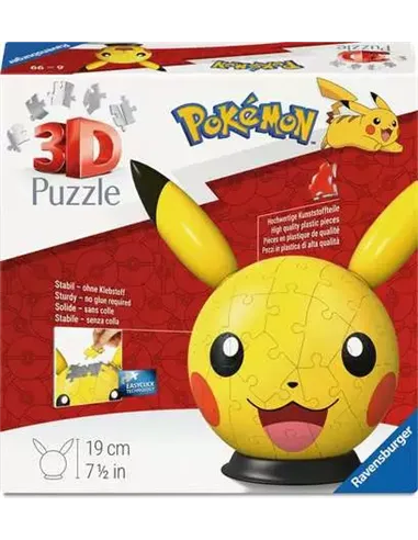 Puzzle 3D 72 pièces - Pikachu - ravensburger
