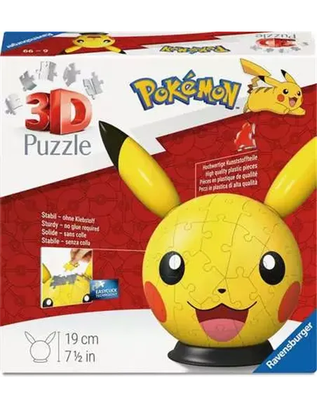 Puzzle 3D 72 pièces - Pikachu - ravensburger