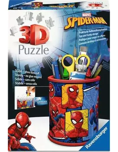 Puzzle 3D 54 pièces - Marvel Ultimate Spider-Man - Pot à crayons
