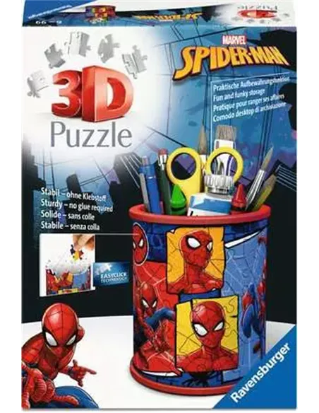 Puzzle 3D 54 pièces - Marvel Ultimate Spider-Man - Pot à crayons