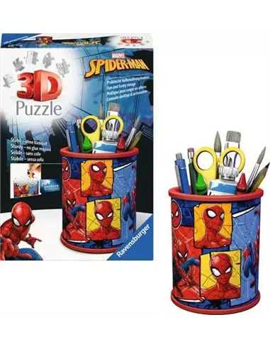 Puzzle 3D 54 pièces - Marvel Ultimate Spider-Man - Pot à crayons