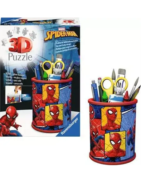 Puzzle 3D 54 pièces - Marvel Ultimate Spider-Man - Pot à crayons