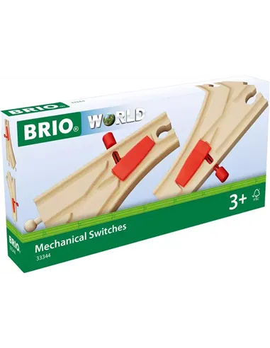 BRIO World - Aiguillages mécaniques - 144 mm