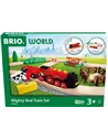 BRIO World - Circuit Campagne Locomotive Puissante à piles