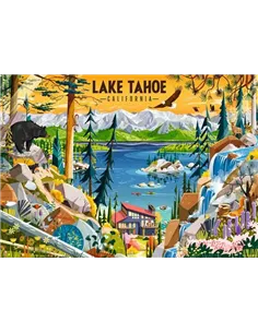 Puzzle Adultes 1000 pièces - Lac Tahoe, Californie 2