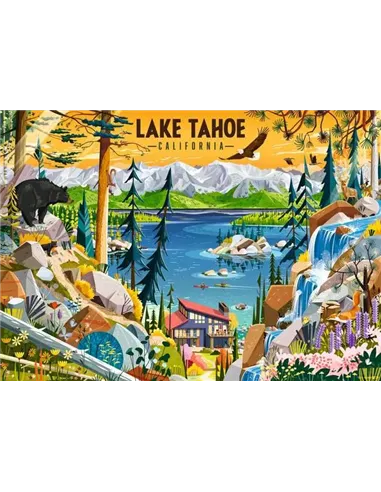 Puzzle Adultes 1000 pièces - Lac Tahoe, Californie