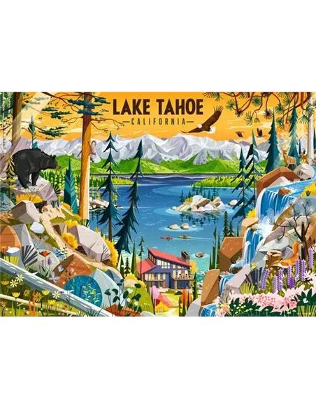 Puzzle Adultes 1000 pièces - Lac Tahoe, Californie