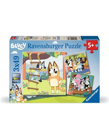 Puzzles Enfants 3x49 pièces - Bluey