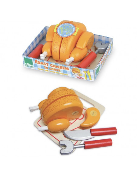 Poulet rôti jouet à découper             