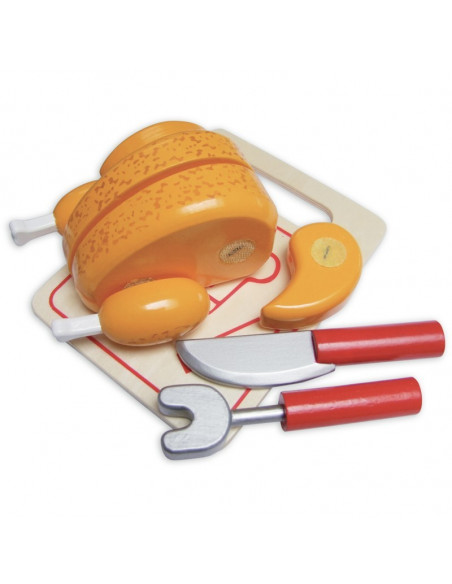 Poulet rôti jouet à découper             