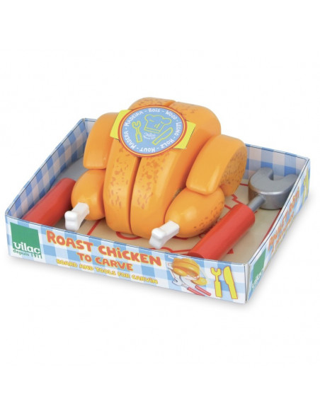 Poulet rôti jouet à découper             
