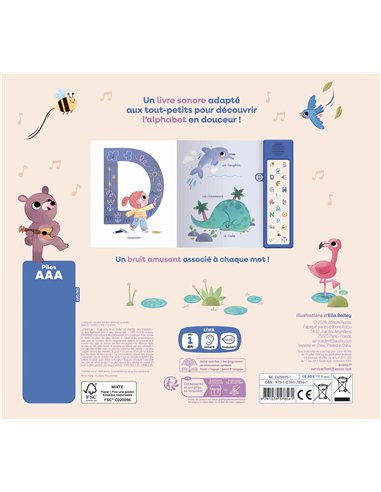 MON PREMIER ABÉCÉDAIRE SONORE - 20 PUCES SONORES - Auzou