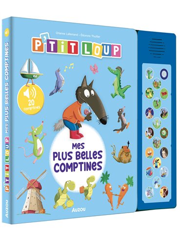 P'TIT LOUP - MES PLUS BELLES COMPTINES - Auzou