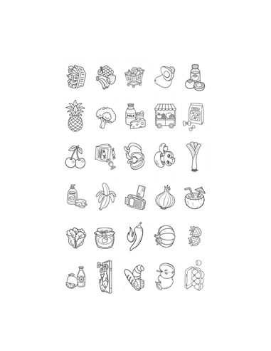 KIDYDRAWMINI Tablette à dessins 30 Mon petit marché - Kidywolf