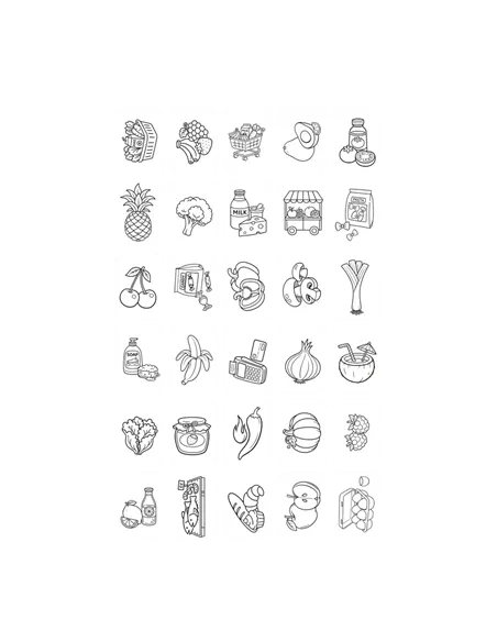 KIDYDRAWMINI Tablette à dessins 30 Mon petit marché - Kidywolf