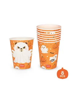 Set de 8 Verres en Carton - Boo Appétit! halloween - Legami 2