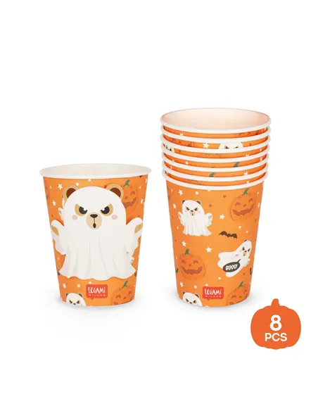 Set de 8 Verres en Carton - Boo Appétit! halloween - Legami