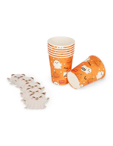 Set de 8 Verres en Carton - Boo Appétit! halloween - Legami