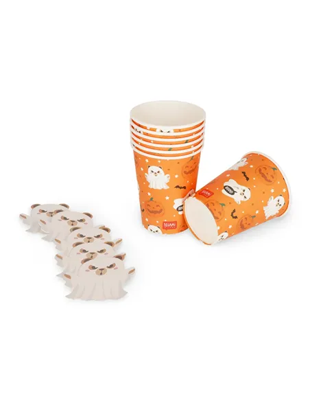 Set de 8 Verres en Carton - Boo Appétit! halloween - Legami
