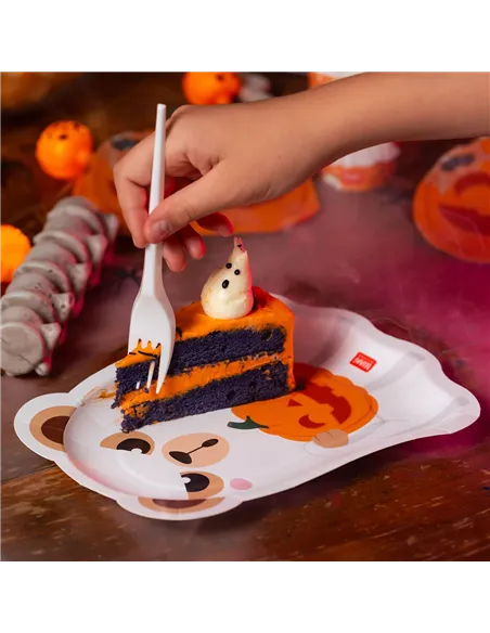 Set de 8 Assiettes en Carton - Boo Appétit! halloween - Legami