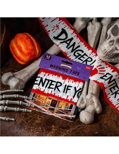 Ruban Décoratif - Warning Tape halloween - Legami