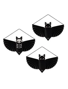 Set de 3 Décorations en Papier à Suspendre - Bat Blitz halloween - Legami 2